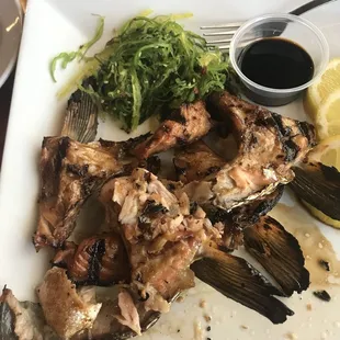 grilled fish, seafood, grilled seafood, fish, food