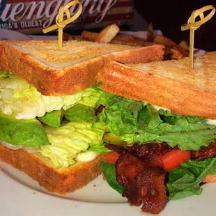 BLT and avocado!!! Oh yeah!!!