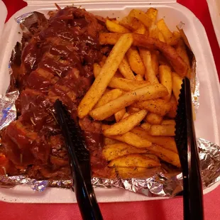 Bbq Pulled Pork with side included I chose Seasoned Fries for $10.99.  9/20/2024