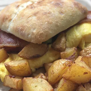 Eggs and Cheese Sandwich