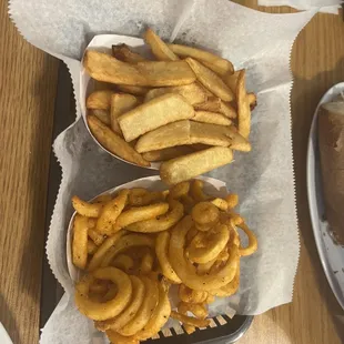 Large fries not small I know what you are thinking