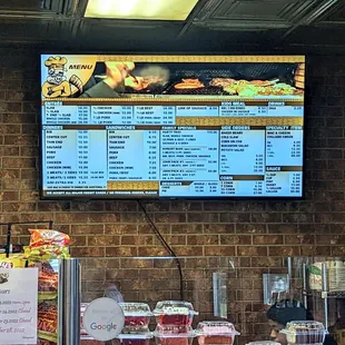 Front counter inside