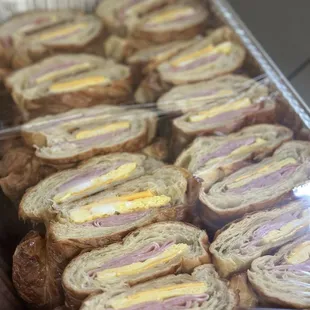 Ham&amp;egg&amp;cheese breakfast croissant