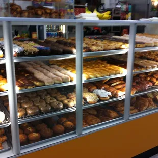 a variety of donuts