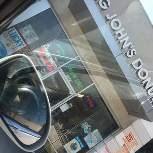 Kids getting doughnuts