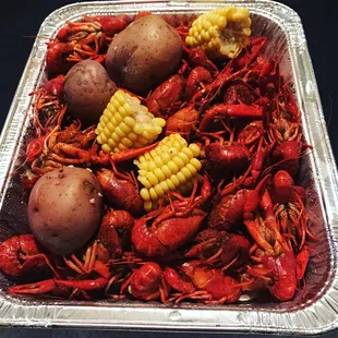 Crawfish boil is so good I want some right now.