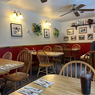 the dining area
