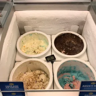 The REAL DAIRY DEAL...Hard Dip Ice Cream in a waffle cone! Blue Bunny and Kemps!