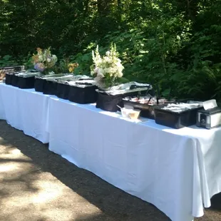 outside, salads