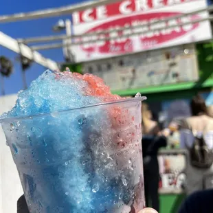 Bubblegum and Fruit Punch Shaved Ice