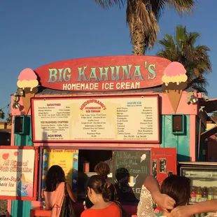 Charming beachside ice cream stand. Feels like the perfect spot to hang out on a sunny weekend day.