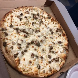 a pizza in a box