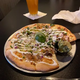 Street taco pizza!