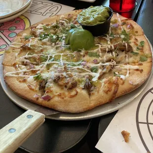 Street Taco Pizza, needs some extra sauce