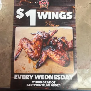 chicken wings and fried chicken