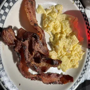 Bacon and eggs