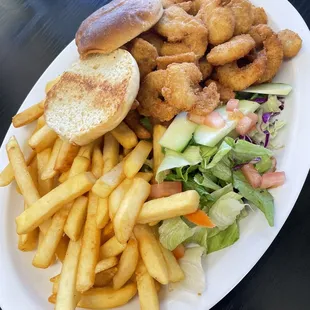 Shrimp basket dinner