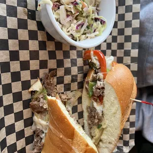 Cheesesteak sandwich