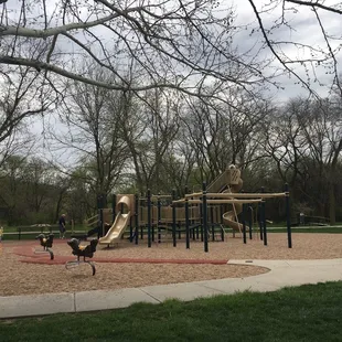 Playground on the pond side.