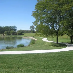Trails around the lake