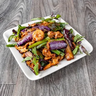 Mandarin with Chicken and Prawns