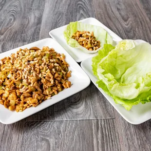 Mince Chicken Lettuce Cup