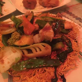 Hong Kong Style Pan Fried Noodles