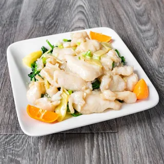 Ginger Fish with Spinach
