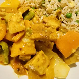 Curry Meatless Chicken