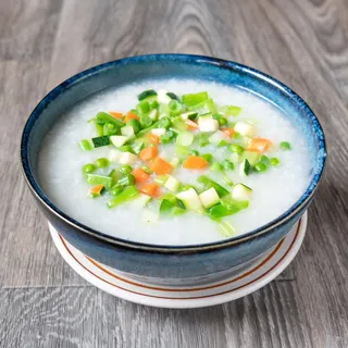 Fresh Garlic Ginger Vegetable Porridge