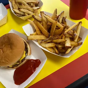 Double and fries