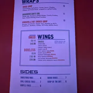 Menu(4)