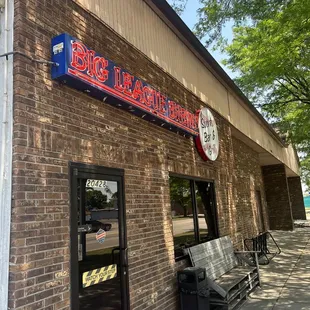 the outside of the building