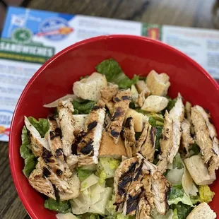 Chicken Cesar salad