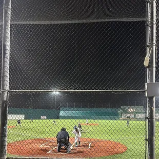 View of one of the fields from the seats