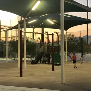 Playground area open to the complex