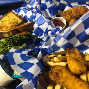 BLT, Chicken Finger meals