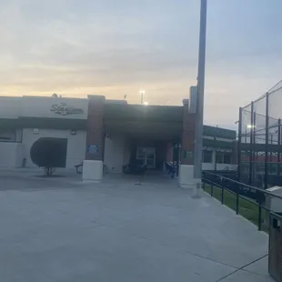 Snacks/food/restroom right next to the fields