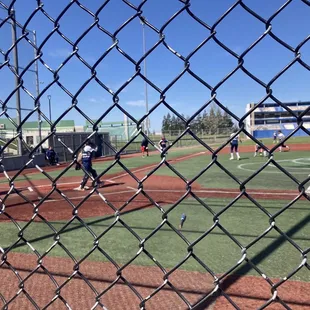 Fields are turf so no metal cleats