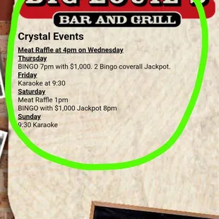 Crystal location events