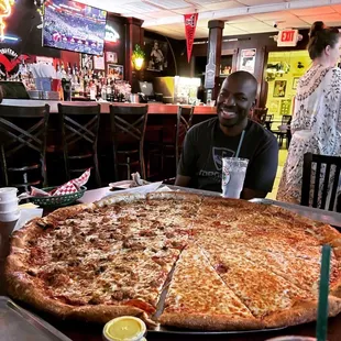 interior, pizza