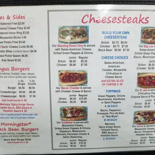 2019 New Menu
