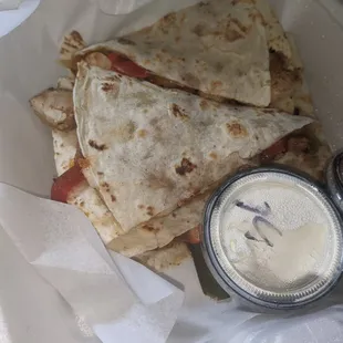 Chicken quesadilla