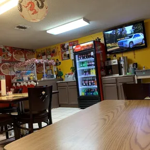 Inside-counter and soda fridge