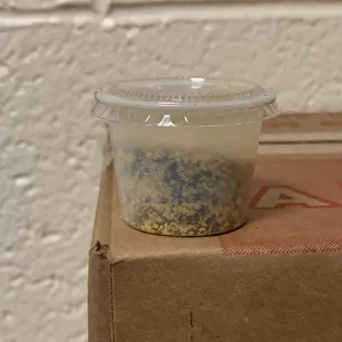 The lemon pepper dry rub that they brought to me to flavor my own wings instead of making me fresh wings