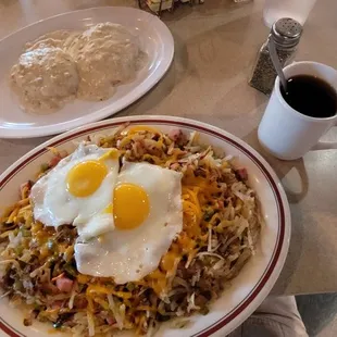 Menu is not online.  It was a Skillet with one meat selection.