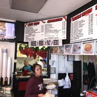 menus and prices
