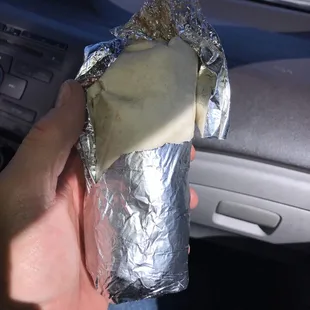 Fat Breakfast Burrito! $3.50 Special today!