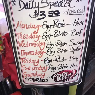 Specials!