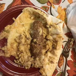 a plate of food